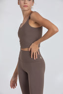 Top corto Estela Espresso