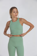 Top corto Rosa Matcha