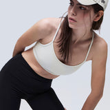 Frida Top Stone. Top sportivo compressivo e ad alto sostegno