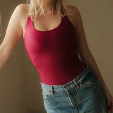 Magnolia Bodysuit Wine