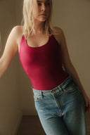 Magnolia Bodysuit Wine