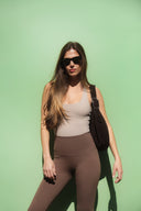 Magnolia Bodysuit Taupe